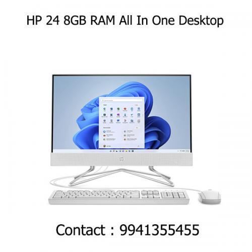 HP 24 8GB RAM All In One Desktop price in hyderabad, telangana, nellore, vizag, bangalore