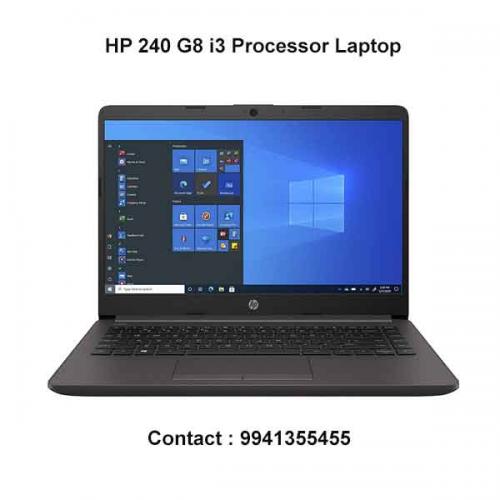 HP 240 G8 i3 Processor Laptop price in hyderabad, telangana, nellore, vizag, bangalore