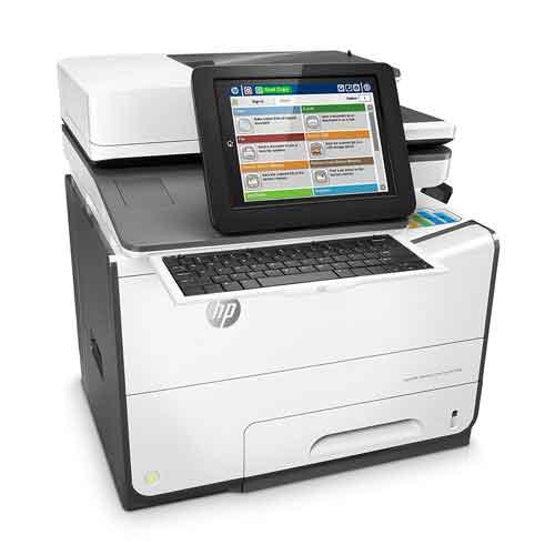 HP PageWide Mngd Clr MFP E58650dn Printer price in hyderabad, telangana, nellore, vizag, bangalore