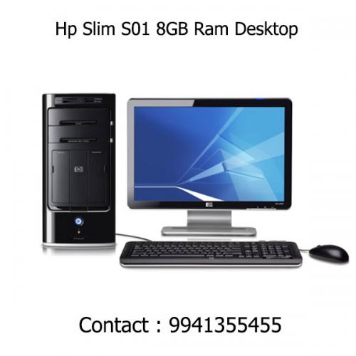 Hp Slim S01 4GB RAM Tower Desktop price in hyderabad, telangana, nellore, vizag, bangalore